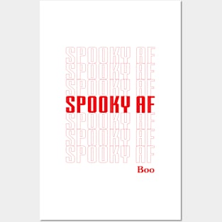 Spooky AF Boo Posters and Art